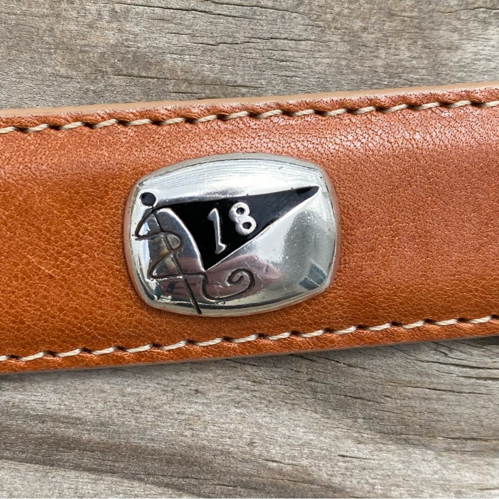 Brighton I Love Golf Leather Belt